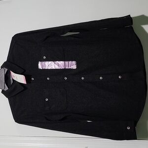 Women's Black Button Down Shirt